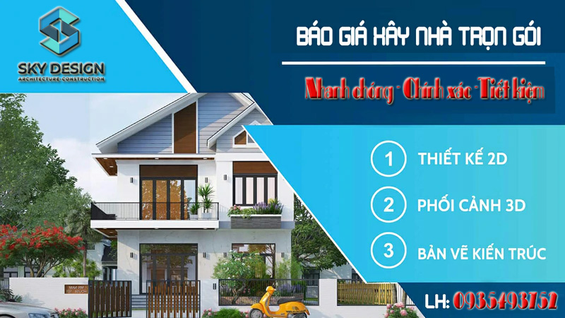 Báo giá xây nhà trọn gói